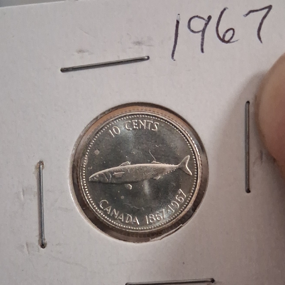 1967 CANADIAN DIME
